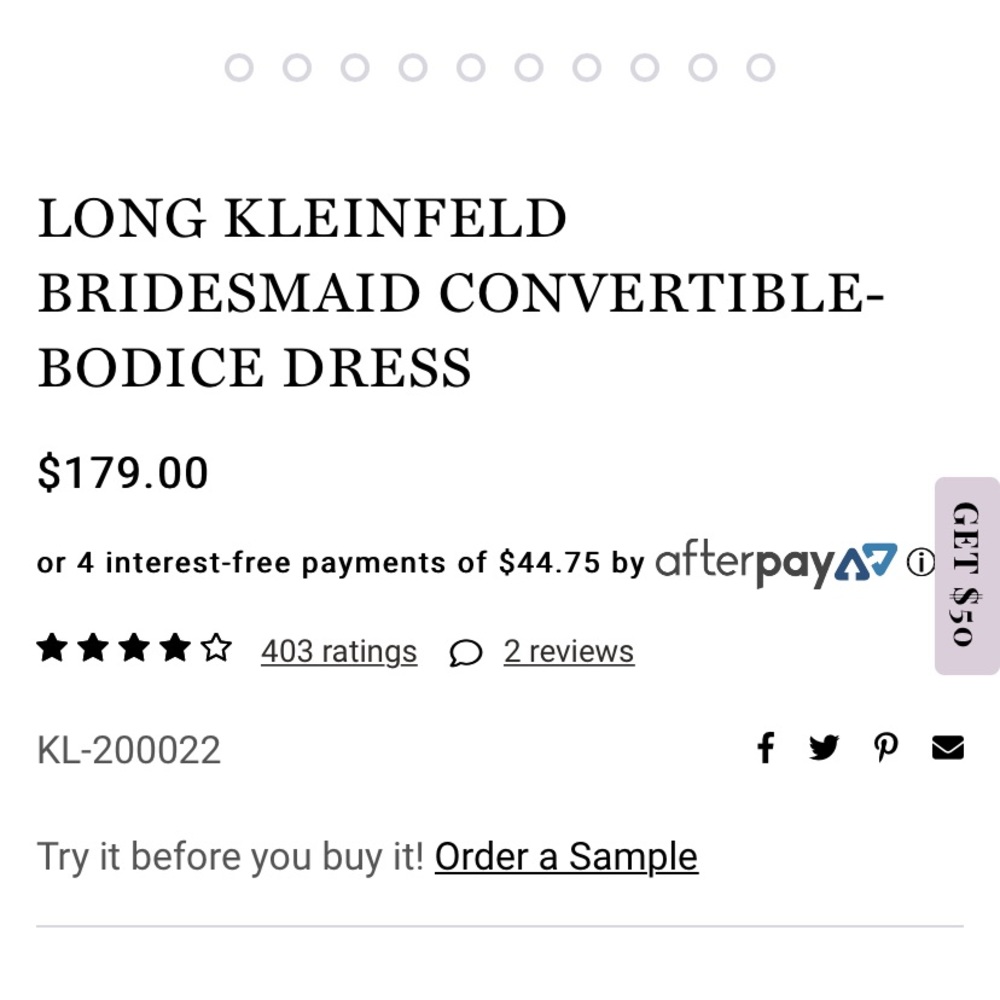 Kleinfield convertible multi way dress - Picture 3 of 5